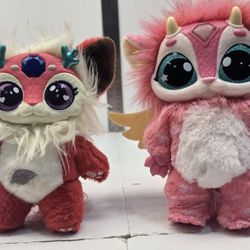 Magic Mixies Interactive 6.5" Pink Mixie Doll  Lights & Sound Working Girls Toy Plush Monster kids
