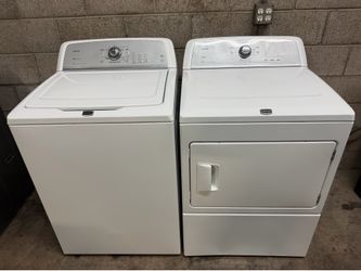 VERY CLEAN MAYTAG WASHER AND ELECTRIC DRYER SET VERY GOOD CONDITIONS