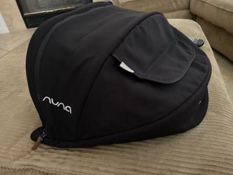 Black Nuna Pipa replacement infant carrier sun canopy