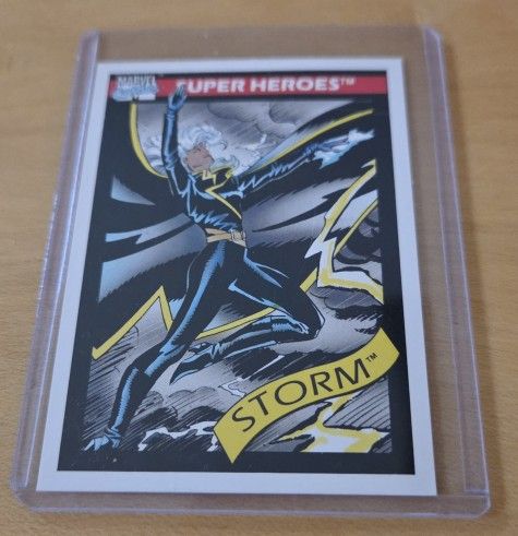 1990 Impel Marvel Universe #24 Storm Super Heroes Series One X-Men RJS