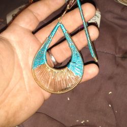 Gold Tone Hoop Earrings