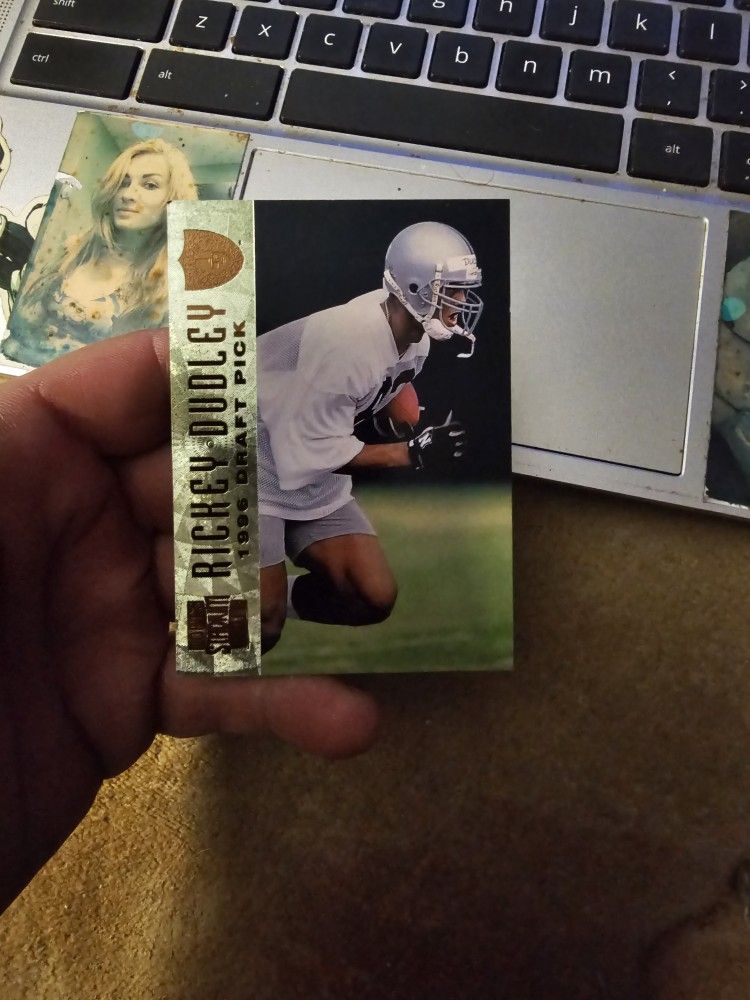 Rickey Dudley Football Card
