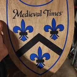 Medieval Times Blue Knight Shield