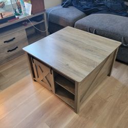 Light Brown Coffee Table 