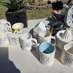 Rae Dunn Mugs And Accessories 