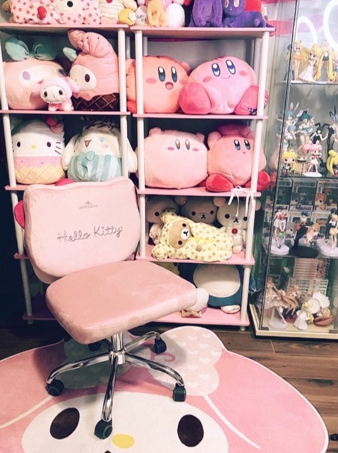 Hello Kitty Vanity Chair Pink