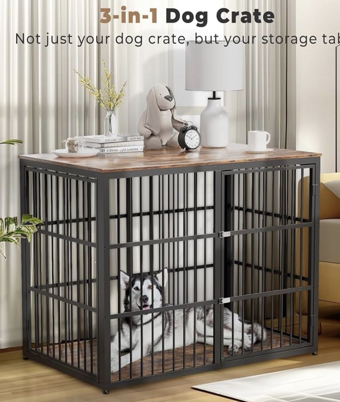 XXL dog house, crate, kennel, cage,End table crate,(NEW)
