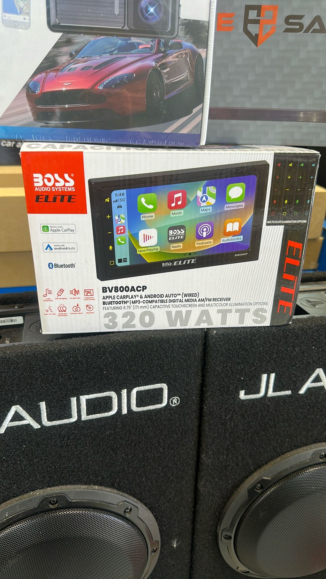 Apple CarPlay Android Auto Touchscreen Stereo