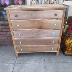 Antique Solid Wood Dresser 41 By 34 By 20