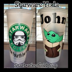 Starwars Custom Starbucks Cup