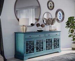 Jofran - Craftsman Antique Blue 70in Media Unit - 175-9