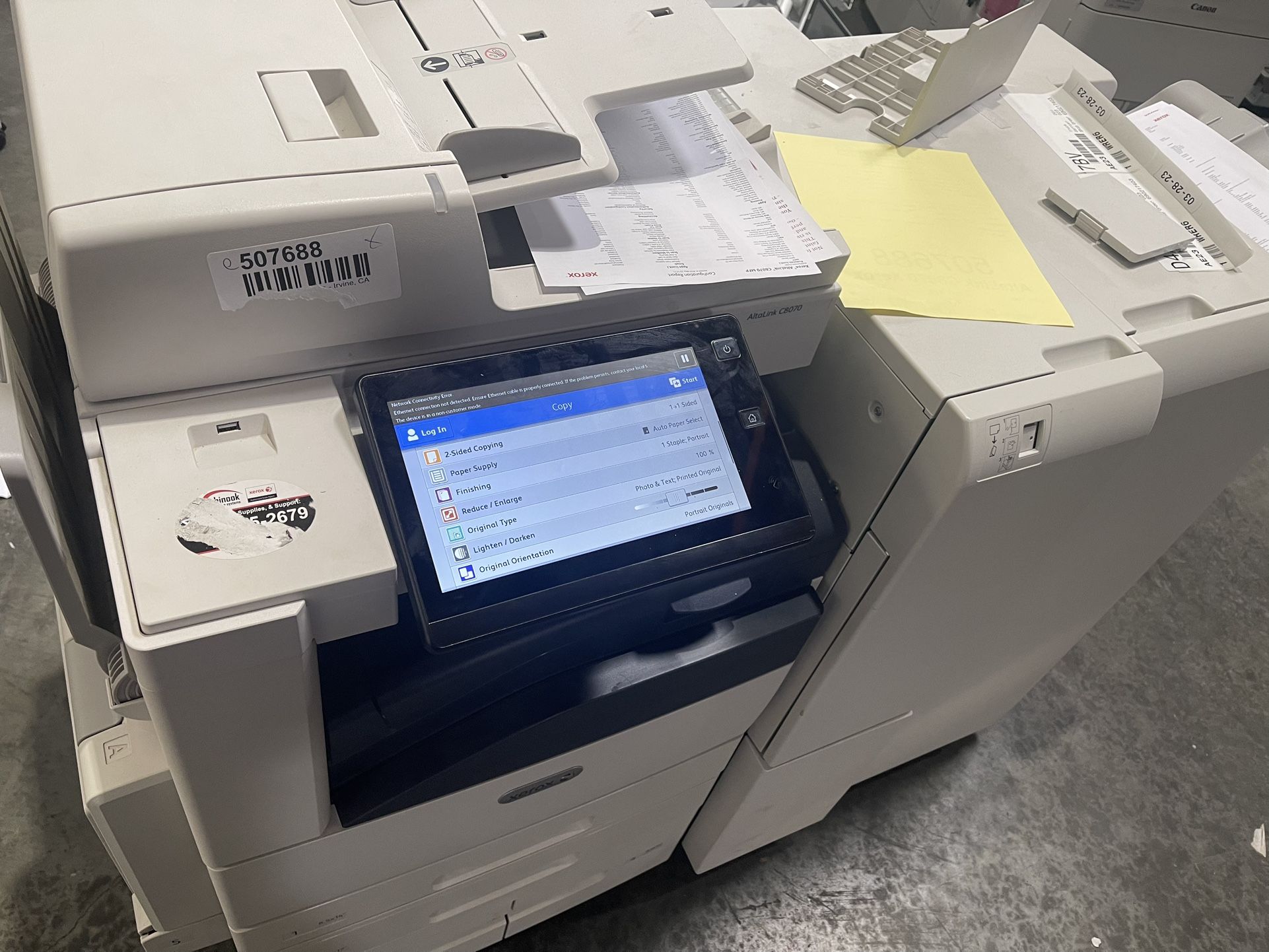 Xerox C8070 Fast 70 Ppm Color Copier