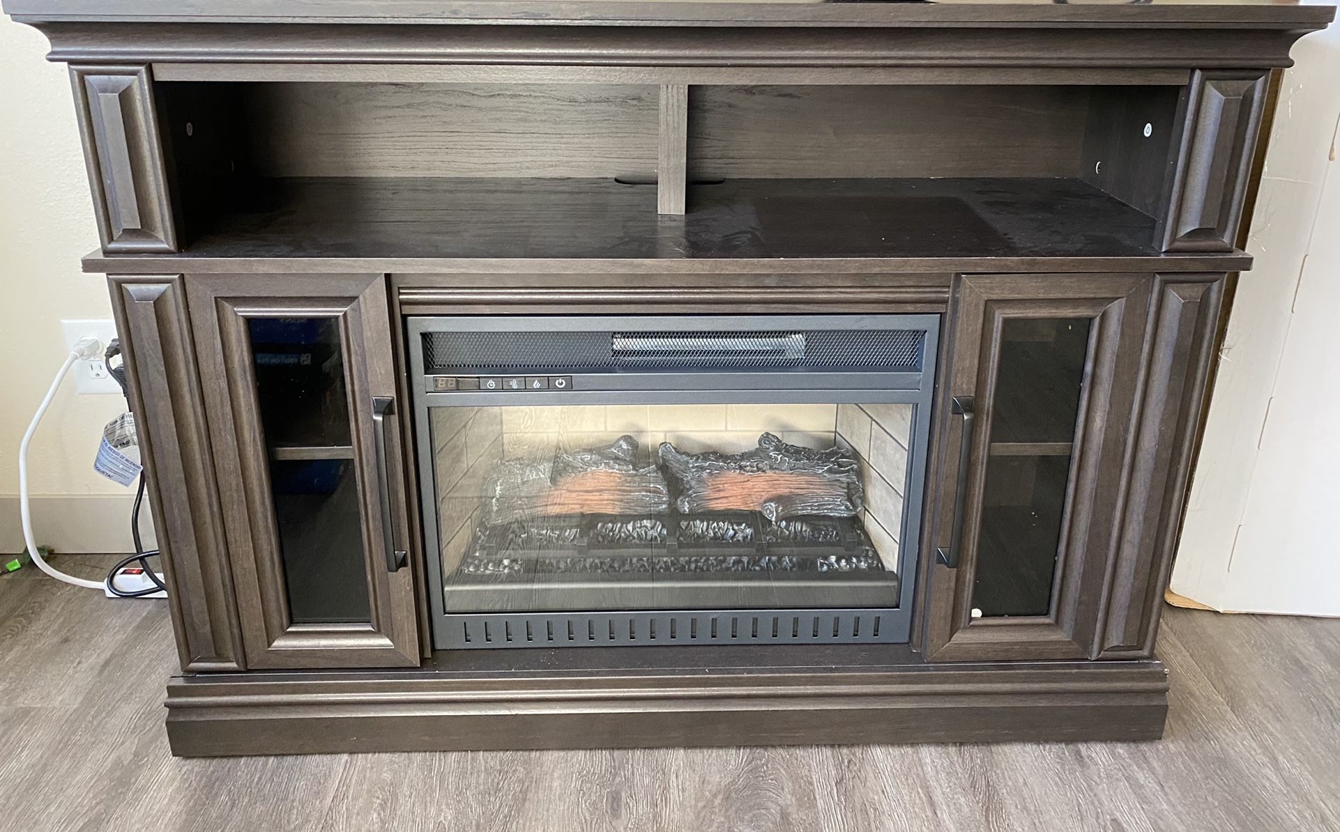 TV stand With Fireplace