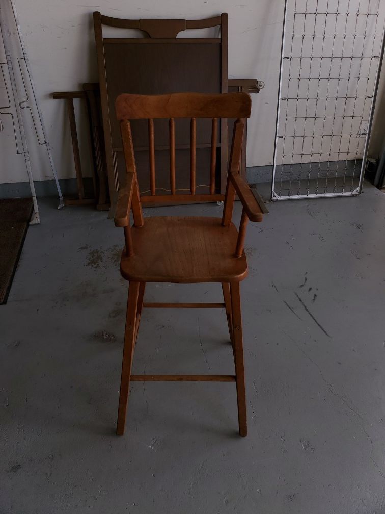 Antique high chair