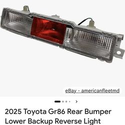 Brand new rear backup light