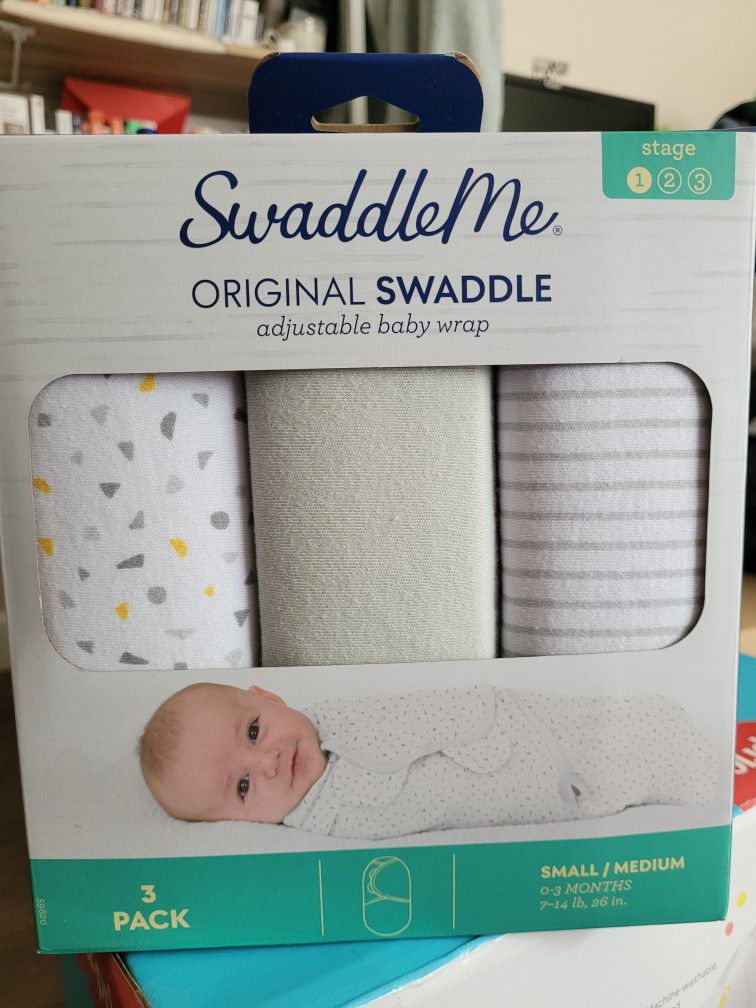 Swaddleme Adjustable Baby Wrap 3pack