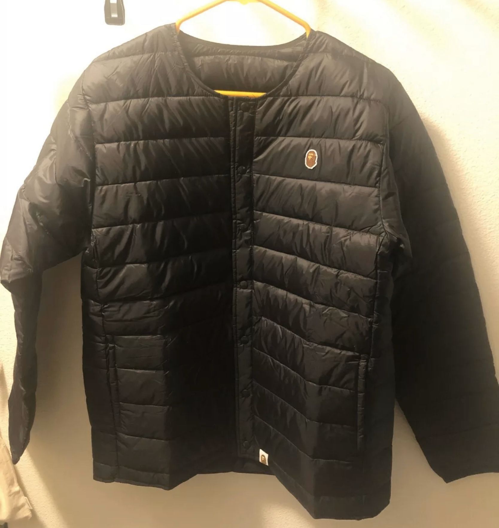 BAPE puffer down light jacket size XL