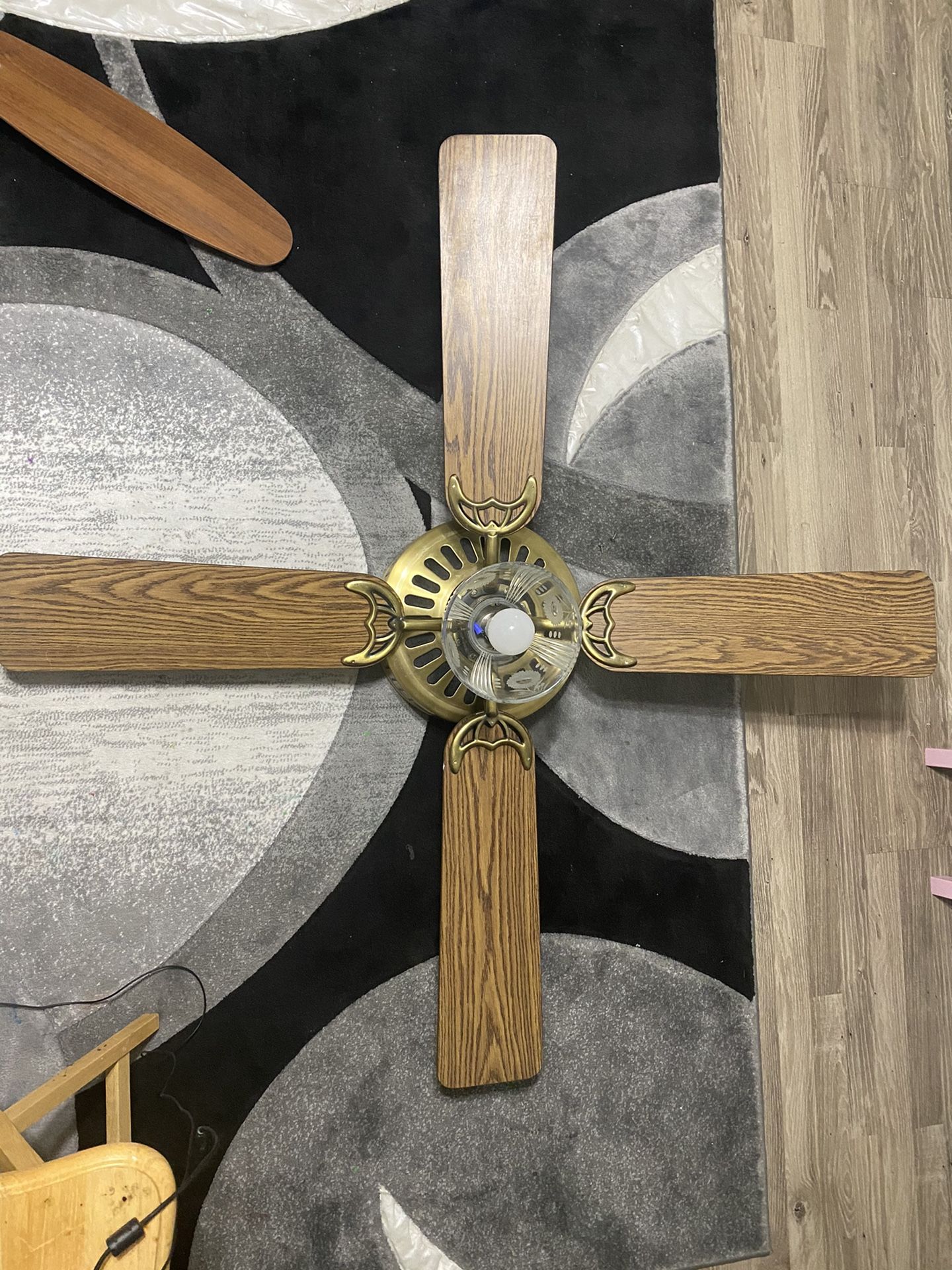 Ceiling fan with light
