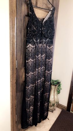 Formal Dress Size 14 Black & Tan Evening Prom Gown Mother of the Bride NEW  for Sale in Bedford Park, IL - OfferUp