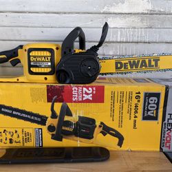 DEWALT 60V MAX 16in. Brushless Cordless Battery Powered Chainsaw, Tool Only