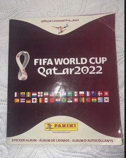 Panini FIFA World Cup Qatar 2022 Sticker Album with Messi,Ronaldo,Neymar and more Great players almost full