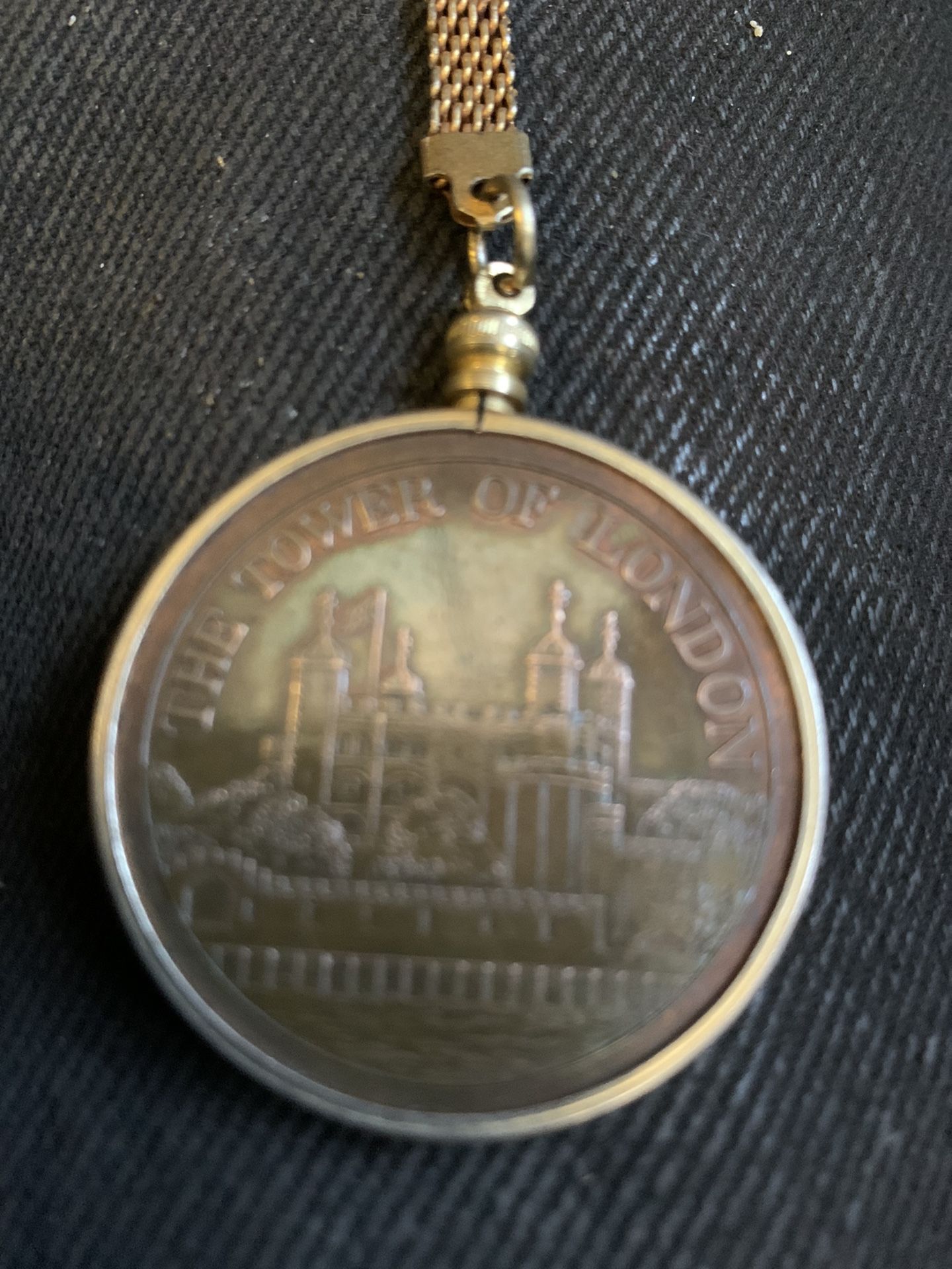 Bronze 1979 Tower Of London Keychain