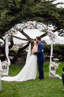 Wedding arch, flowers and more