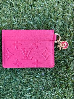 LV charms card holder