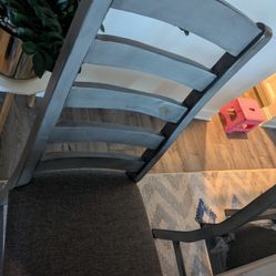 Vintage Dining Wooden Dining Table With 6 Chairs 