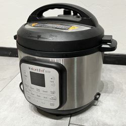 Instant Pot 8 qt 11-in-1 Air Fryer Duo Crisp + Electric Pressure Cooker: Stainless Steel