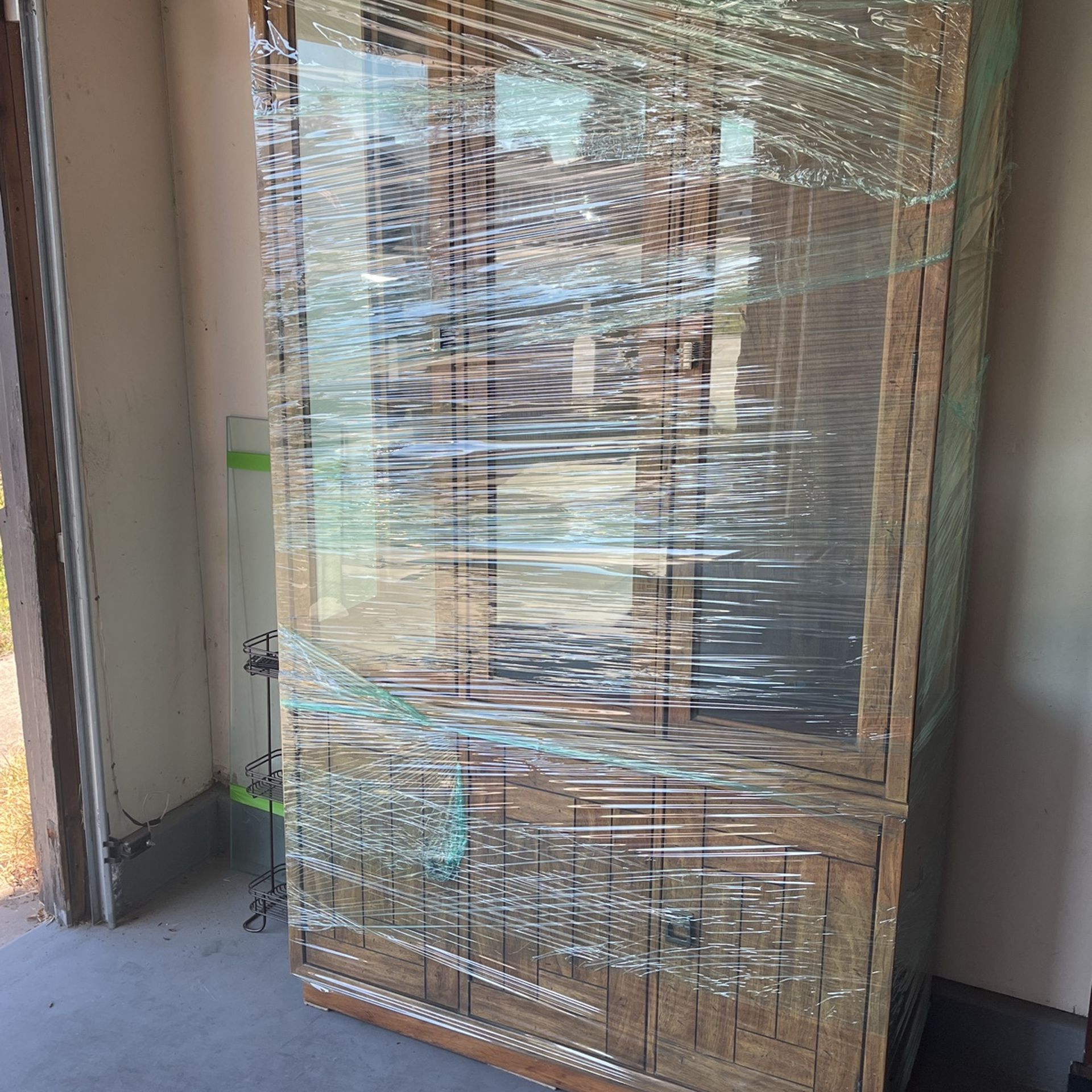 Cabinet And Shelf