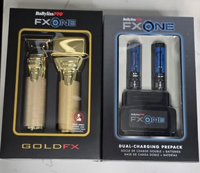 BaByliss PRO GOLD FXONE Trimmer, Dual Foil Shaver & Dual Battery Pack