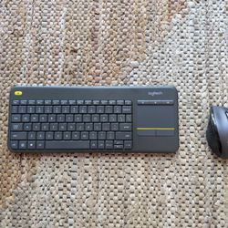 Wireless/Bluetooth Logitech Keyboard & Mouse