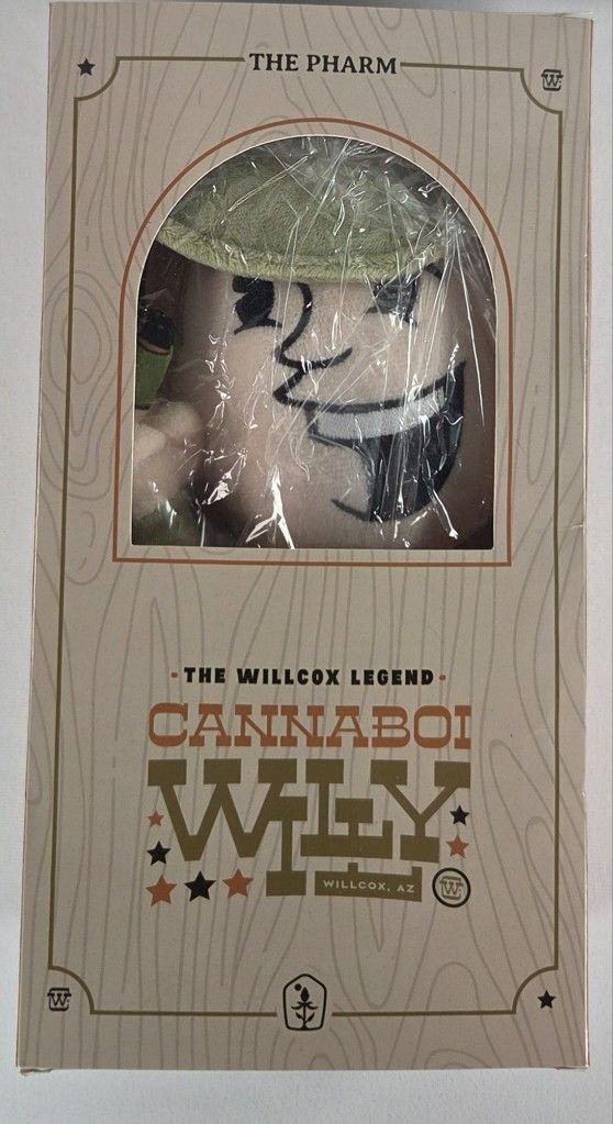 Marijuana Cannaboi Willy The Wilcox Legend Stuffed Animal Arizona Joint Smoking