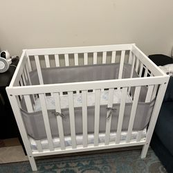 Baby Convertible Crib With Mattress