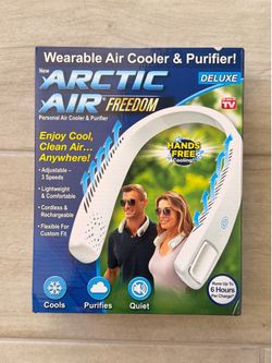 NEW As Seen On TV Arctic Air Freedom Deluxe Hands Free Personal Air Cooler & Purifier Fan Rechargeable West Las Vegas See My Listings Summerlin