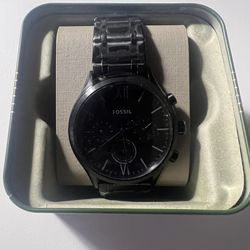 Fossil brand style BQ2365 Black Bracelet watch 4mm