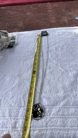 Cadena black necklace