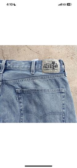 Levis Silver Tab Straight Jeans Size 38 X 32