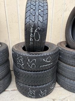 Used 235/65r16c 10 plys tires available with installation