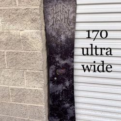 Lib Tech Skunk Ape HP glittertop snowboard 170 Ultra Wide dope graphics!