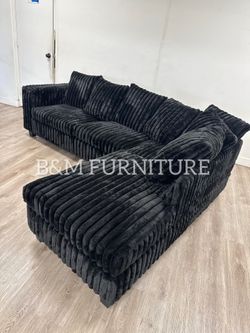 Corduroy Sectional/ Sofa & Loveseat