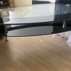 1 Oval Coffee Table 2 Glass Side Tables
