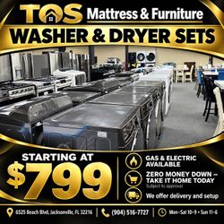 Washer and dryer sets 🚚WE DELIVER🚚