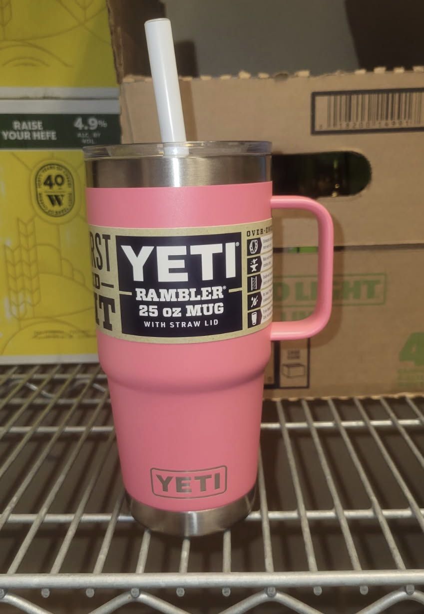 BRAND NEW YETI 25oz With STRAW