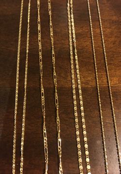 Gold plated necklaces 🎁🎄🎁