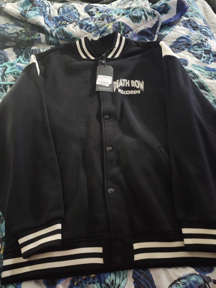 Death Row Records Jacket Size Xl