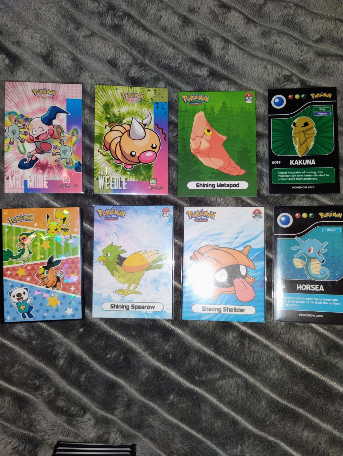 Pokemon cards and sports cards