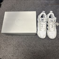 Size 12 - adidas Exhibit B White Black