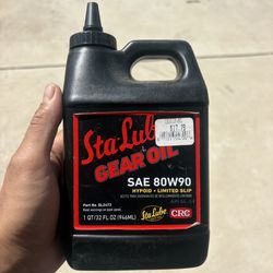 Sta Lube 80w-90 gear oil